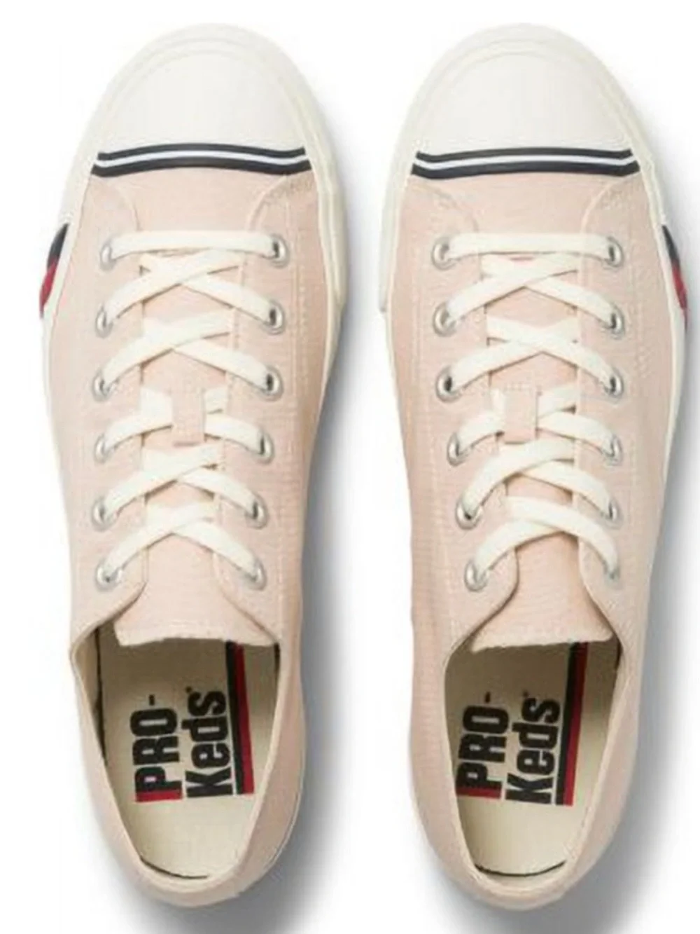 MAKE AN OFFER KEDS PRO-Keds Classic Low-Top Canvas Sneakers in Blush Pink